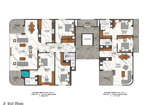 اول صف على البحر - شقق بتصاميم مختلفة - ضمن مجمع حديث في كارجي جاك / الانيا 