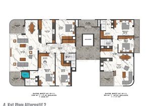 اول صف على البحر - شقق بتصاميم مختلفة - ضمن مجمع حديث في كارجي جاك / الانيا 