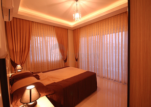 فيلا 4+1 مع أثاث في قادرية بيليك بجوار ملاعب الجولف