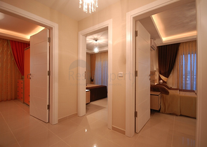 فيلا 4+1 مع أثاث في قادرية بيليك بجوار ملاعب الجولف