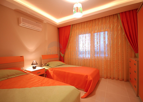 فيلا 4+1 مع أثاث في قادرية بيليك بجوار ملاعب الجولف