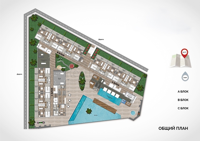 مشروع فاخر جديد على شاطئ كليوباترا الشهير