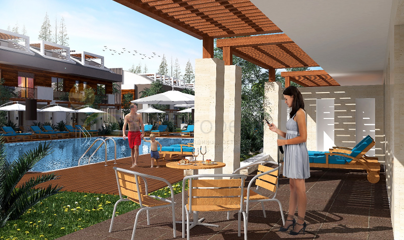 مشروع فاخر في لارا أنطاليا ، على بعد 400 متر من الشواطئ الرملية