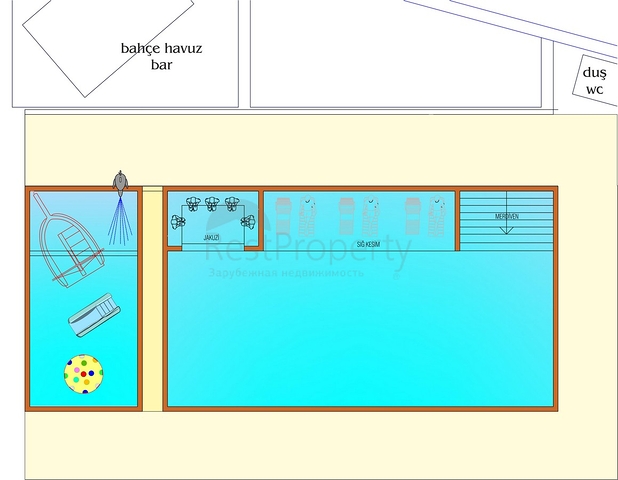 على البحر مباشرة - مجمع سكني حديث فاخر - مهموتلار /الانيا 