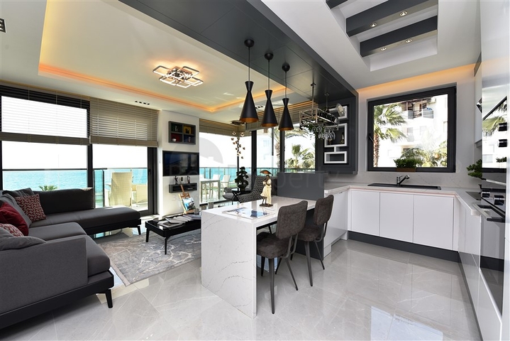 على البحر مباشرة - مجمع سكني حديث فاخر - مهموتلار /الانيا 