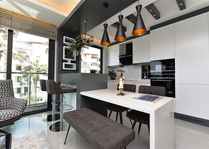 على البحر مباشرة - مجمع سكني حديث فاخر - مهموتلار /الانيا 