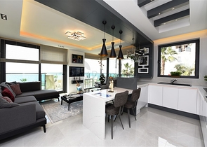 على البحر مباشرة - مجمع سكني حديث فاخر - مهموتلار /الانيا 