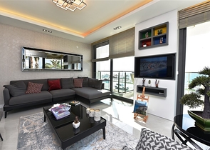 على البحر مباشرة - مجمع سكني حديث فاخر - مهموتلار /الانيا 