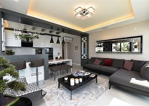 على البحر مباشرة - مجمع سكني حديث فاخر - مهموتلار /الانيا 