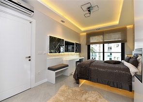 على البحر مباشرة - مجمع سكني حديث فاخر - مهموتلار /الانيا 