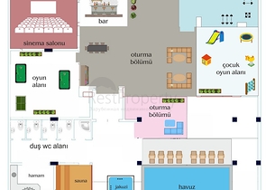 على البحر مباشرة - مجمع سكني حديث فاخر - مهموتلار /الانيا 