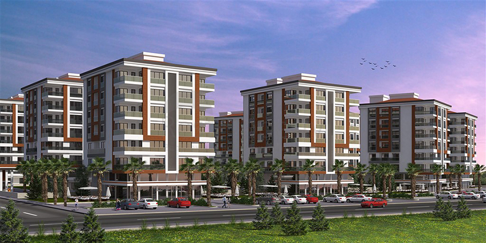 شقق 3 + 1 و 4 + 1 بإطلالة بانورامية على البحر الأبيض المتوسط ​​في أنطاليا