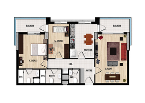مشروع جاهز في منطقة دوشميلي أنطاليا