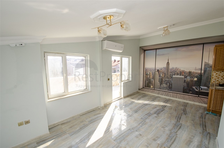 شقق واسعة  3 + 1 مع الأثاث 1 كم من البحر في لارا أنطاليا