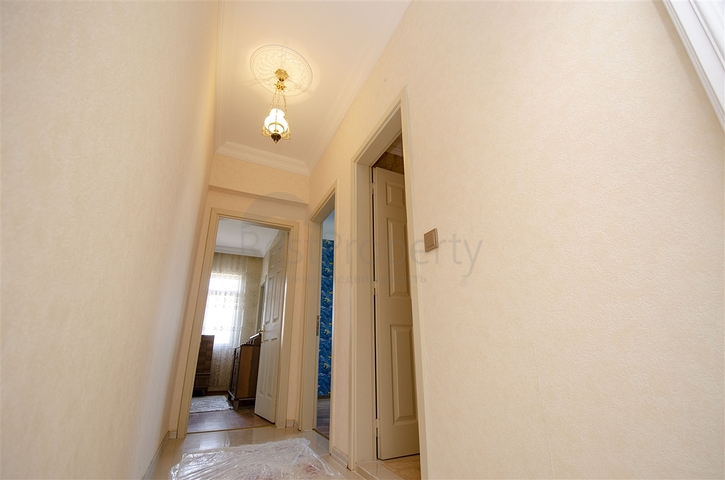 شقق واسعة  3 + 1 مع الأثاث 1 كم من البحر في لارا أنطاليا