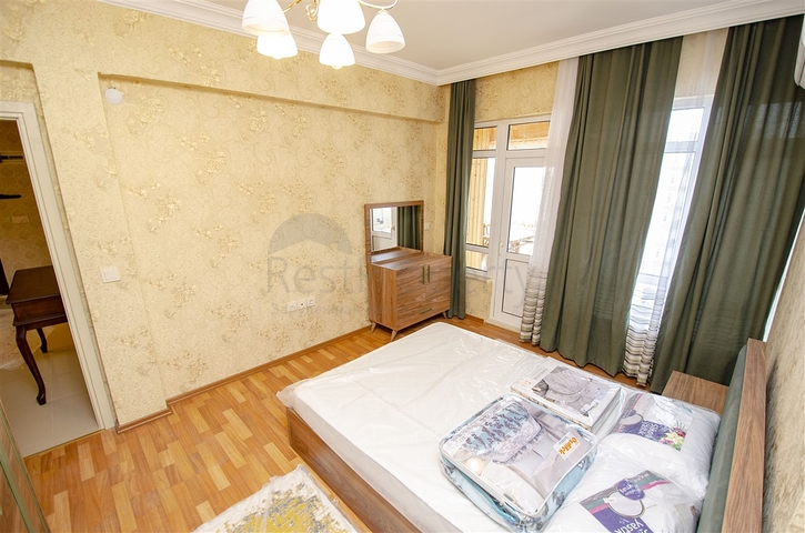 شقق واسعة  3 + 1 مع الأثاث 1 كم من البحر في لارا أنطاليا