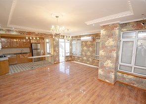 شقق واسعة  3 + 1 مع الأثاث 1 كم من البحر في لارا أنطاليا