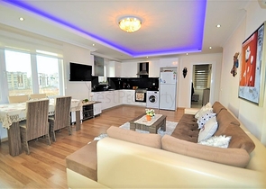 شقة غرفتين وصالة مفروشة - ضمن مجمع سكني في افسلار / الانيا 