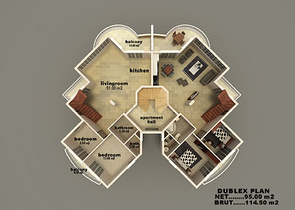 شقق في مركز مدينة بيليك 