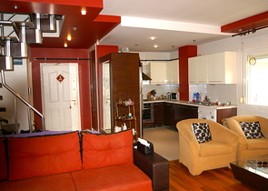 بنتهاوس 2 + 1 مع وصول للحديقة في مجمع 500 م من البحر