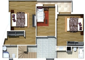 مجمع فاخر في أنطاليا / كونيالتي 400 متر عن البحر فقط 
