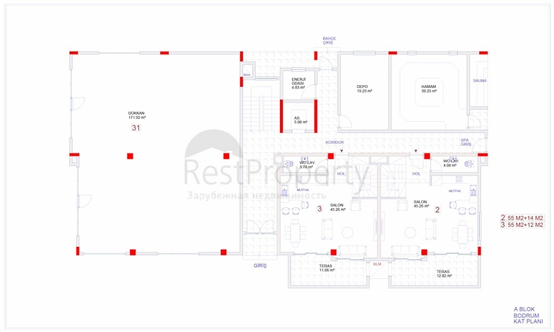 شقق بتصاميم ومساحات مختلفة ضمن مجمع خمس نجوم في كارجي جاك / الانيا 