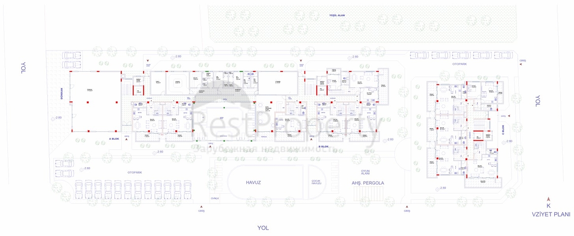 شقق بتصاميم ومساحات مختلفة ضمن مجمع خمس نجوم في كارجي جاك / الانيا 