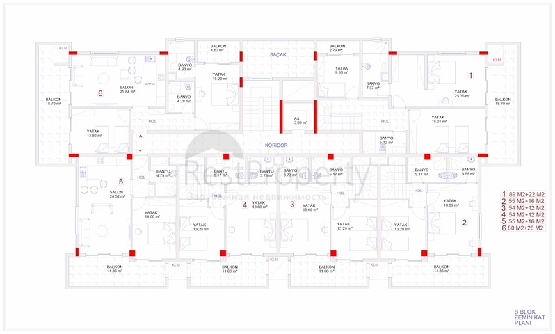 شقق بتصاميم ومساحات مختلفة ضمن مجمع خمس نجوم في كارجي جاك / الانيا 