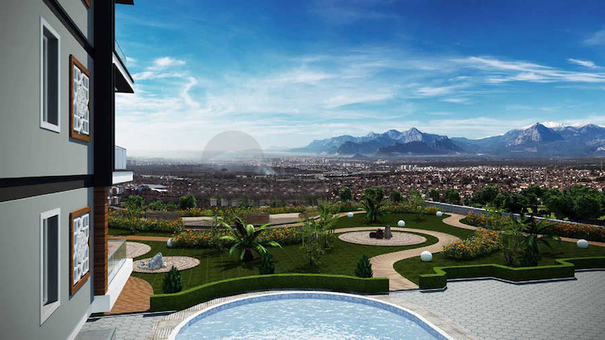 مشروع راقى بإطلالة بانورامية على أنطاليا بأكملها