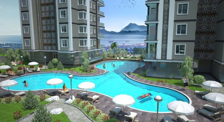 مشروع راقى بإطلالة بانورامية على أنطاليا بأكملها