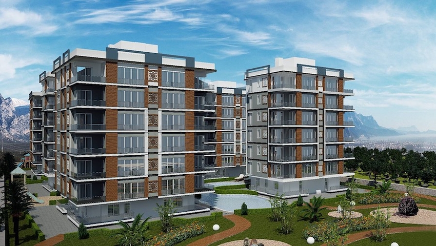 مشروع راقى بإطلالة بانورامية على أنطاليا بأكملها