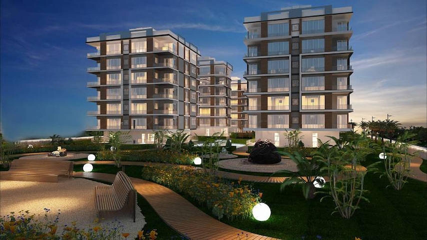 مشروع راقى بإطلالة بانورامية على أنطاليا بأكملها