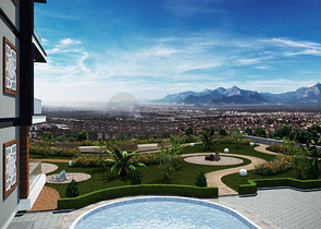 مشروع راقى بإطلالة بانورامية على أنطاليا بأكملها