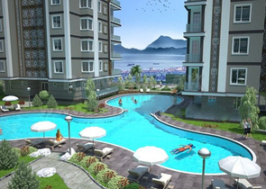 مشروع راقى بإطلالة بانورامية على أنطاليا بأكملها