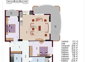 شقق مختلفة ضمن مجمع في وسط ومركز المدينة 