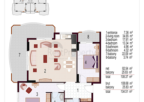 شقق مختلفة ضمن مجمع في وسط ومركز المدينة 