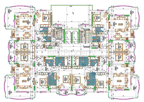 شقق مختلفة ضمن مجمع في وسط ومركز المدينة 