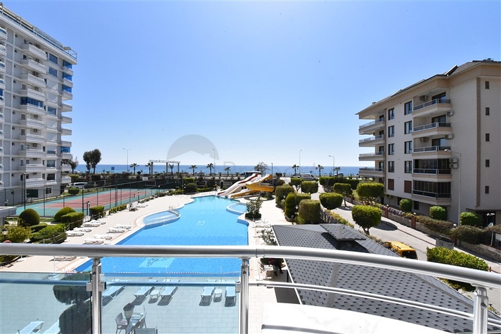 اطلالة بحر - مجمع فاخر - غرفتين وصالة مفروشة - توسمور / الانيا 