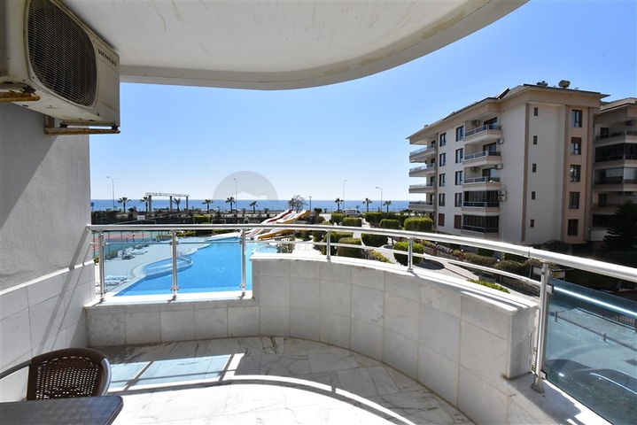 اطلالة بحر - مجمع فاخر - غرفتين وصالة مفروشة - توسمور / الانيا 