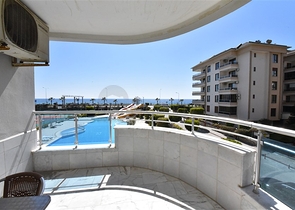 اطلالة بحر - مجمع فاخر - غرفتين وصالة مفروشة - توسمور / الانيا 