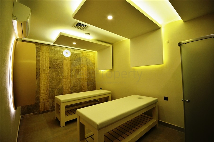 اطلالة بحر - شقة غرفة نوم وصالة ضمن مجمع خمس نجوم في الانيا  