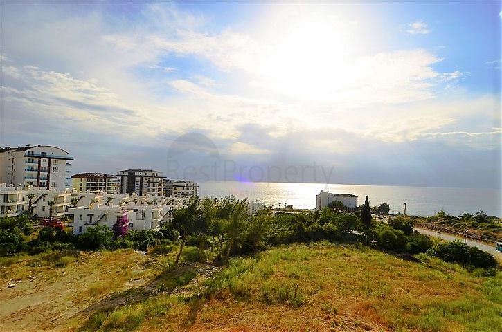 اطلالة بحر - شقة غرفة نوم وصالة ضمن مجمع خمس نجوم في الانيا  