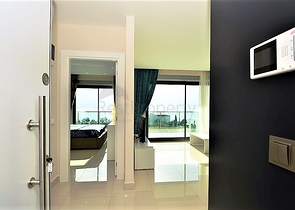 اطلالة بحر - شقة غرفة نوم وصالة ضمن مجمع خمس نجوم في الانيا  