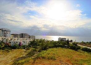 اطلالة بحر - شقة غرفة نوم وصالة ضمن مجمع خمس نجوم في الانيا  