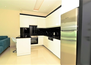 اطلالة بحر - شقة غرفة نوم وصالة ضمن مجمع خمس نجوم في الانيا  