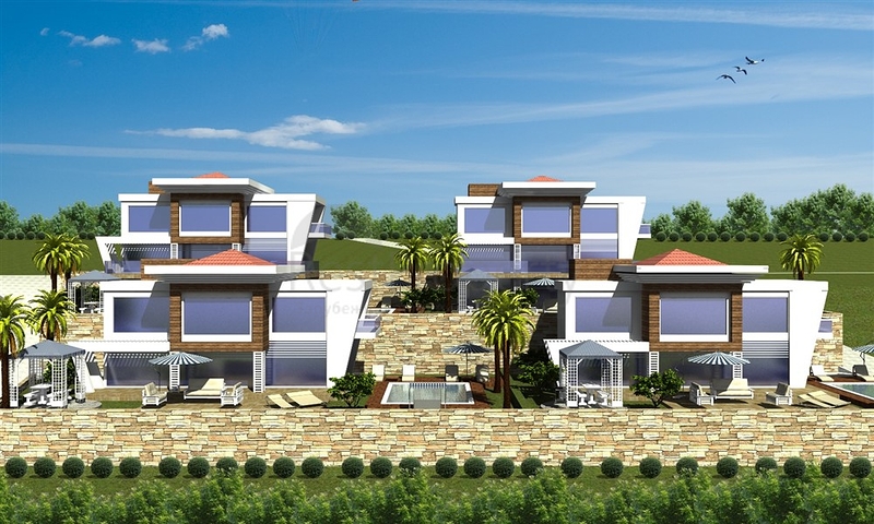 فيلا مستقلة بتصميم عصري حديث في الانيا 