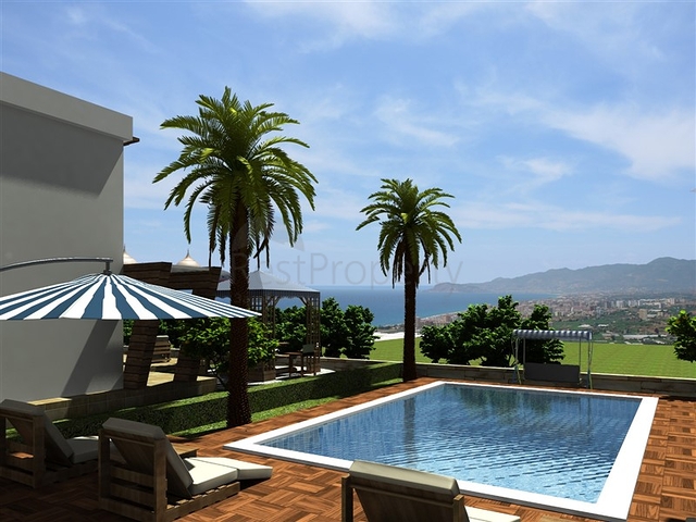 فيلا مستقلة بتصميم عصري حديث في الانيا 