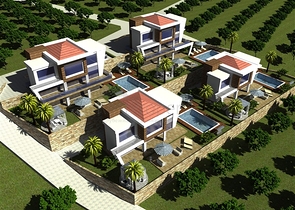 فيلا مستقلة بتصميم عصري حديث في الانيا 