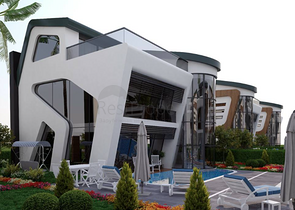 فلل 5 + 1 مع مسبح خاص في كونيالتي أنطاليا