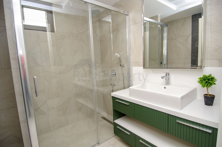 شقق 2 + 1 في مشروع جاهز في أونجالي أنطاليا